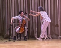 A Mother-Son Duo Exchange Expertise