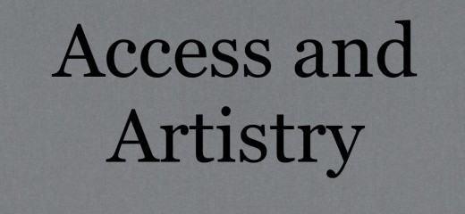 Access and Artistry: Part 3 - Audio Description